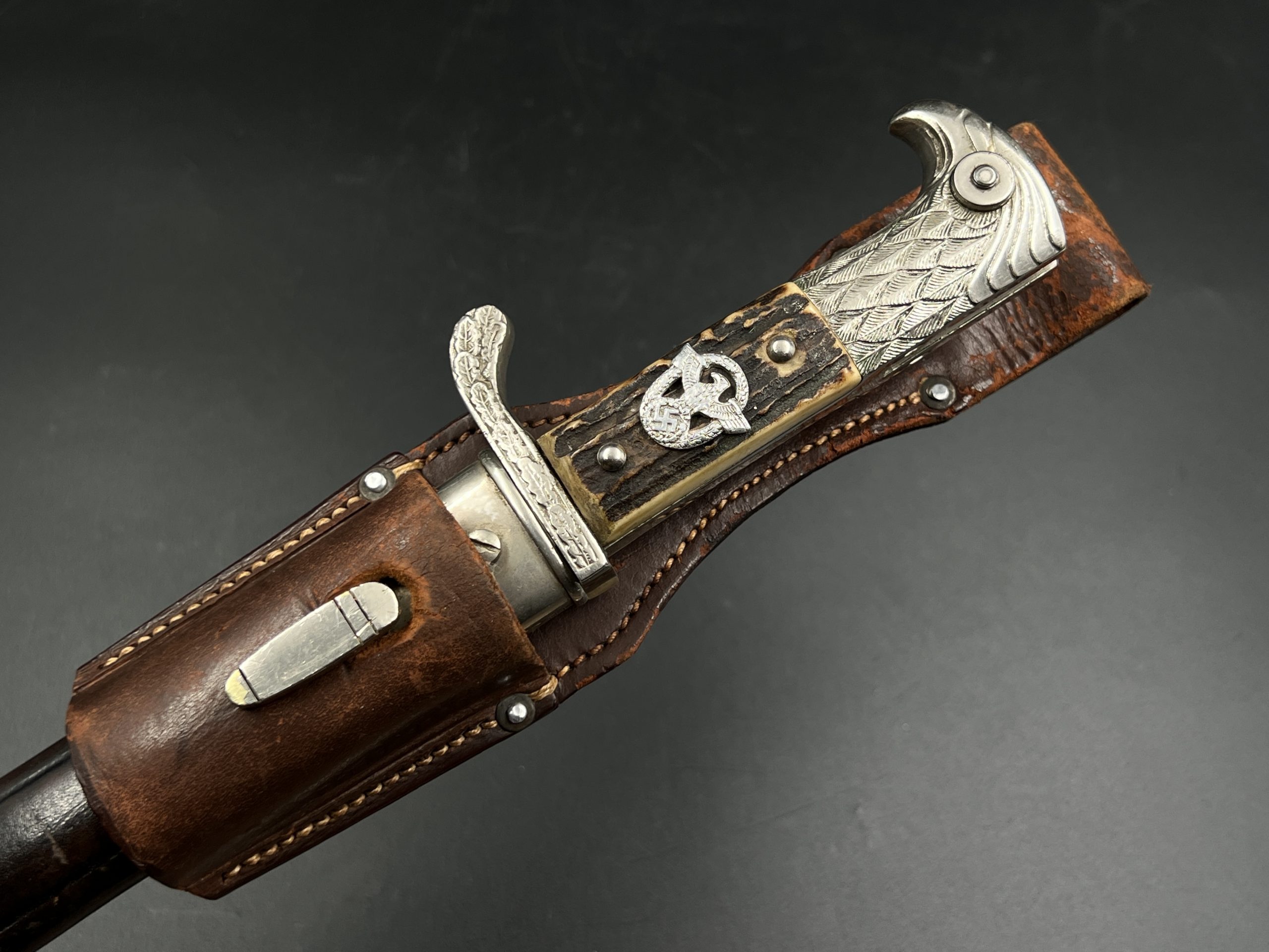 Штык полиции. Отличное состояние. Парные номера S.Lg.18. Alcoso Solingen. От Алексея С.