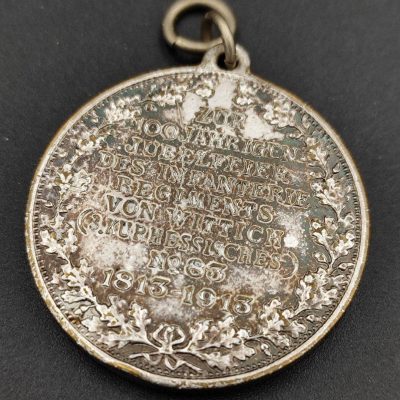 Медаль в честь 100летнего юбилея 83-го пехотного полка (3-й Кургессенский) 1813-1913. От Алексея С.