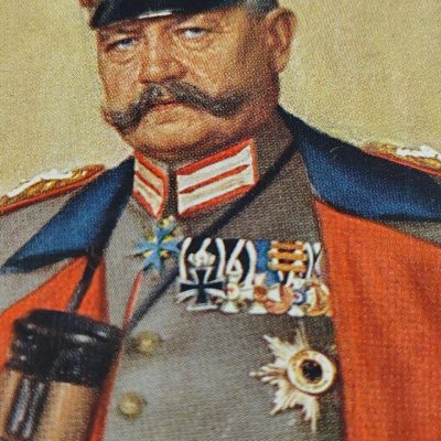 Открытка генерал-фельдмаршалл фон Гинденбург.