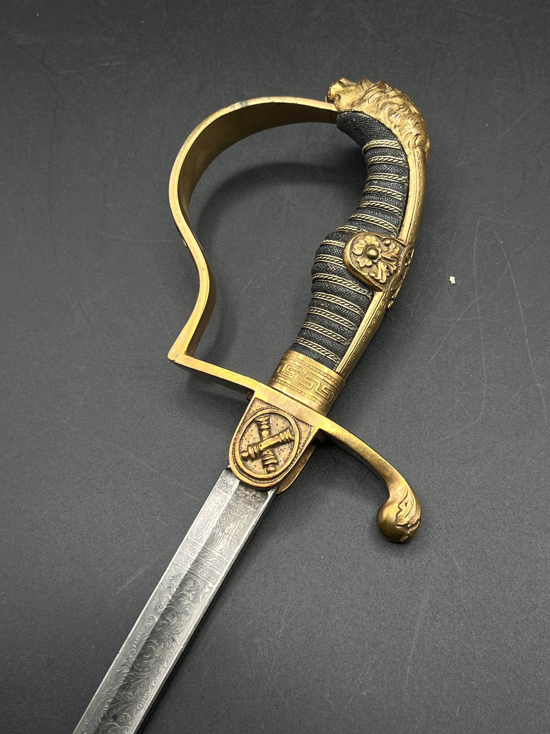 Сабля офицерская с эфесом блюхеровского типа. Европа, 1я половина 20 века. Бюджет