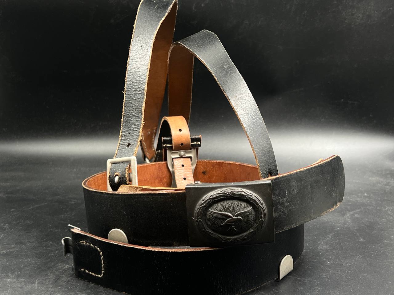 Комплект: ремень, пряжка и портупея Люфтваффе. От Алексея С.