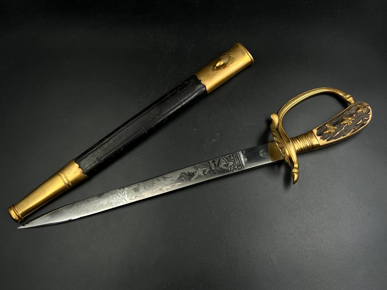 Кинжал членов Имперской Лесной службы. E.u. F. Hörster. От Алексея С.