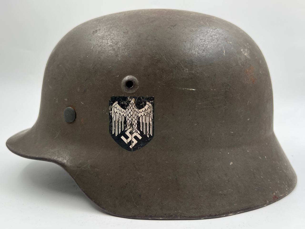 Шлем М35. Вермахт. Ранний. От Алексея С.