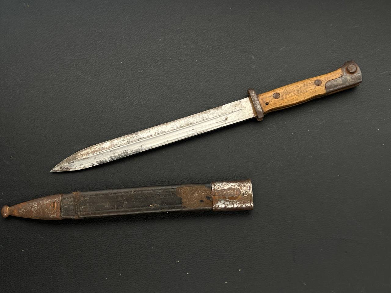 Немецкий штык S.84/98 a.A. (Seitengewehr 84/98). От Алексея С.