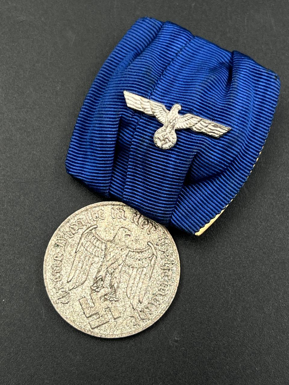 Знак “За выслугу” 4 года, в Вермахте. Одиночная орденская колодка. От Алексея С.