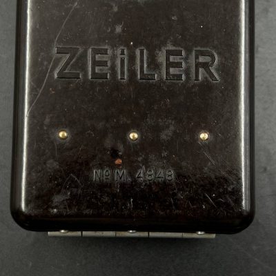 Фонарь Вермахта ZEILER M 4848, бакелит, Германия, 1930–40-е гг., красный/зелёный светофильтры. От Алексея С.