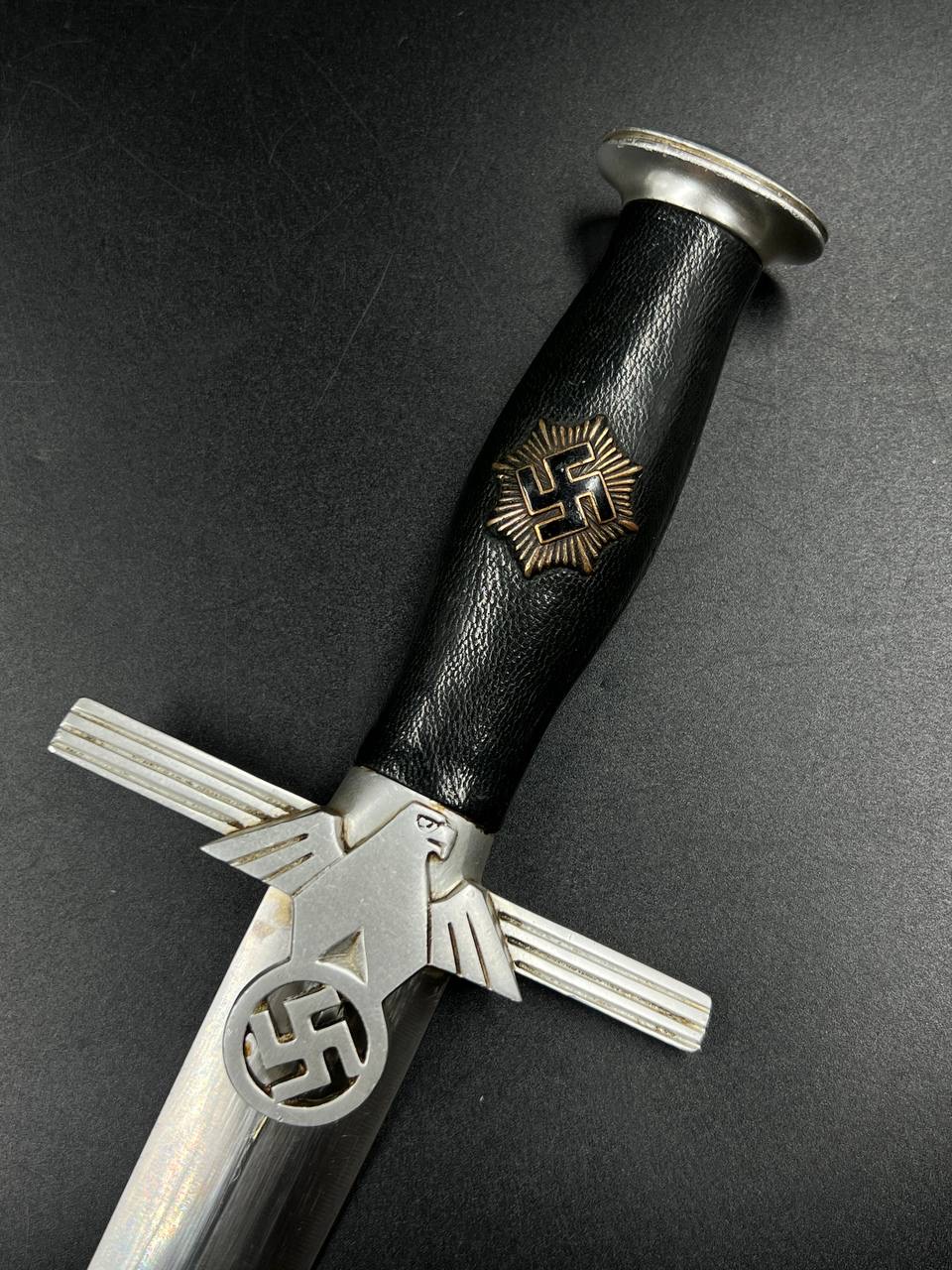 Кортик лидера RLB Обр 1938 года. (Имперского Союза Противовоздушной Обороны) (в алюминии). Ernst Erich Witte