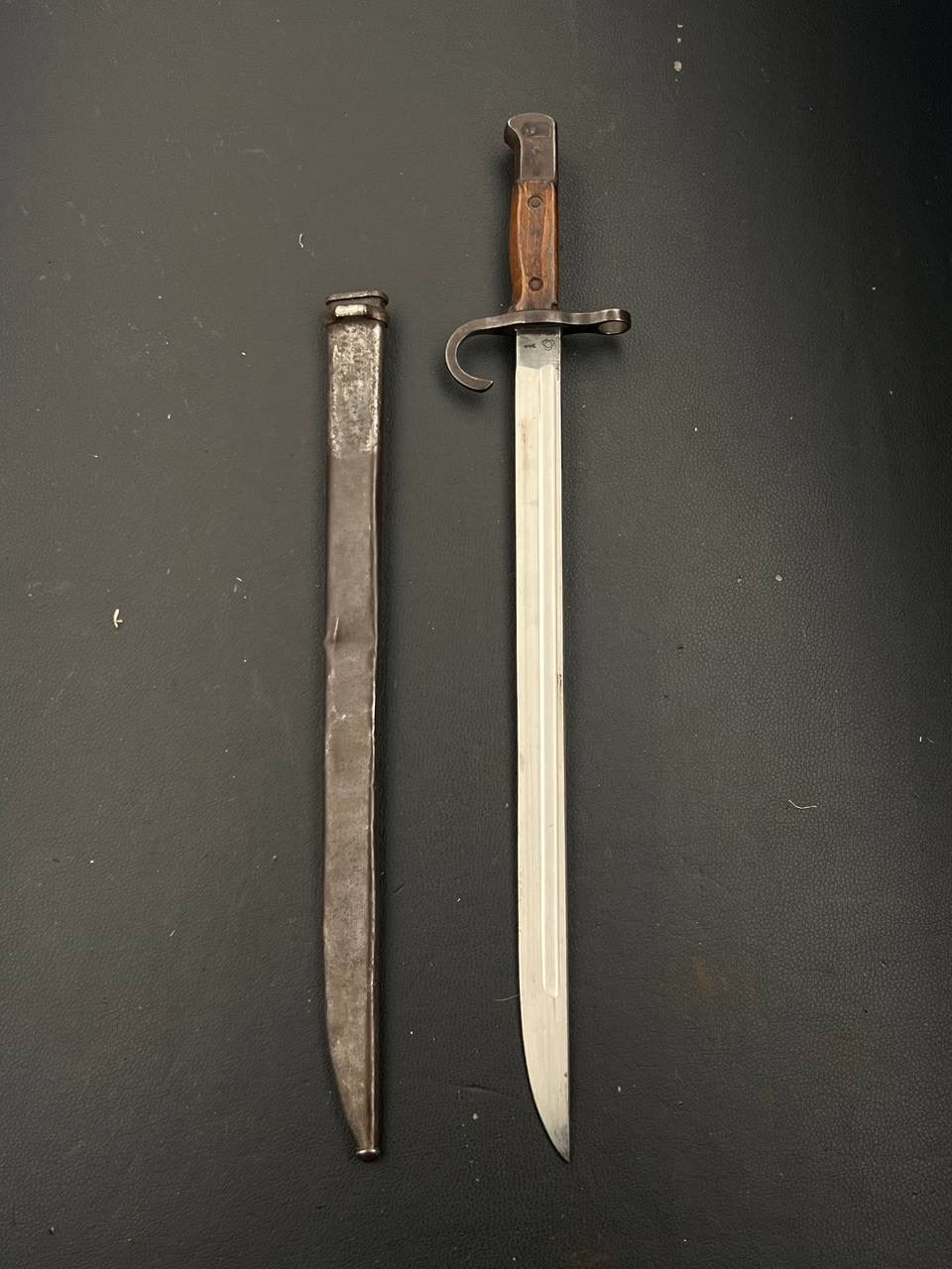  Штык Тип 30 (обр. 1897) к Арисаке. [Matsushita] Клеймо арсенала. От Алексея С.
