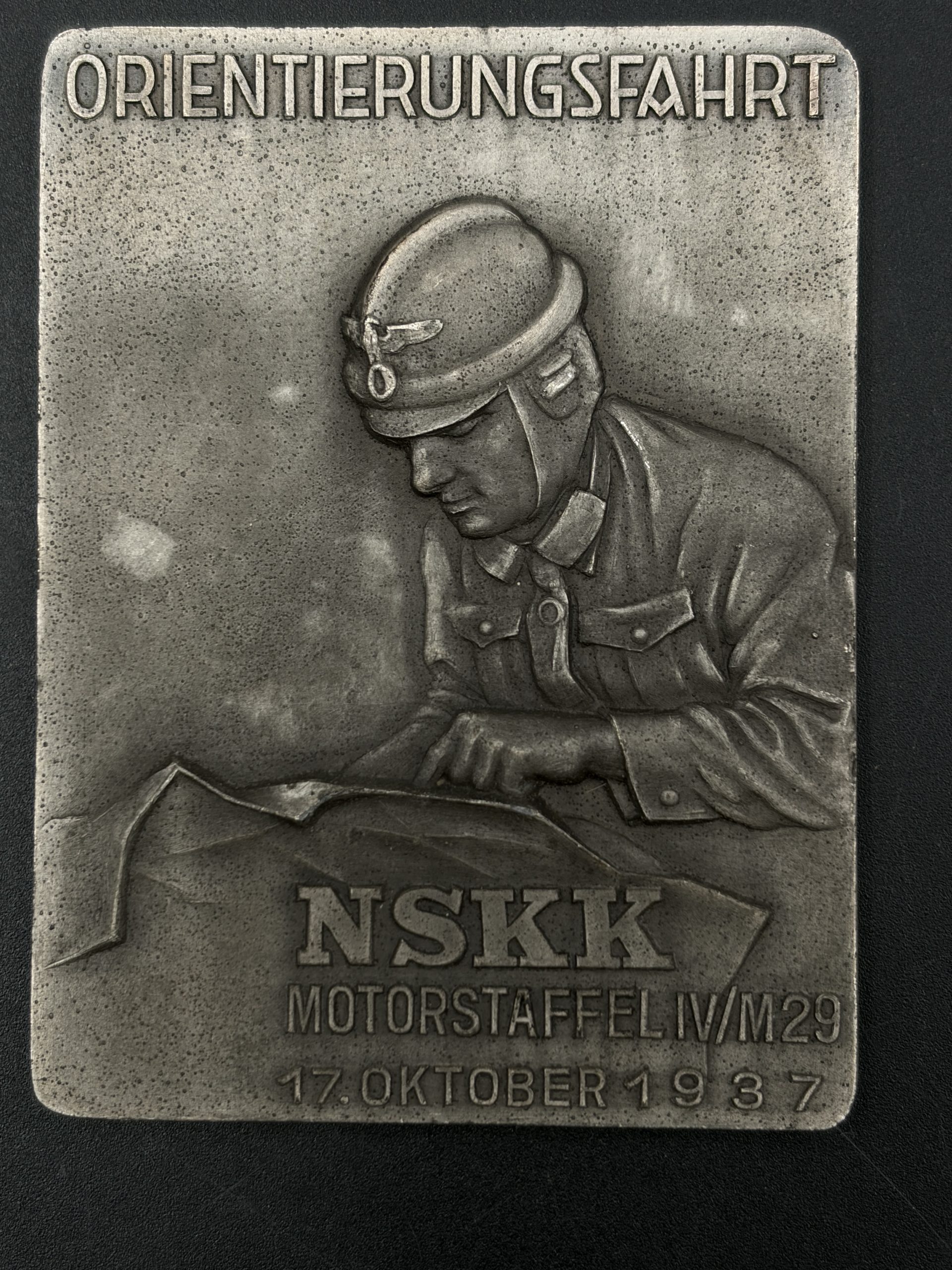 Памятная плакетка N.S.K.K.- Автопробег - ориентирование, моторное подразделение IV/M29. 17 октября 1937 г. [Rob. Neff] Памятная плакетка N.S.K.K.- Автопробег - ориентирование, моторное подразделение IV/M29. 17 октября 1937 г. [Rob. Neff] От Алексея С.