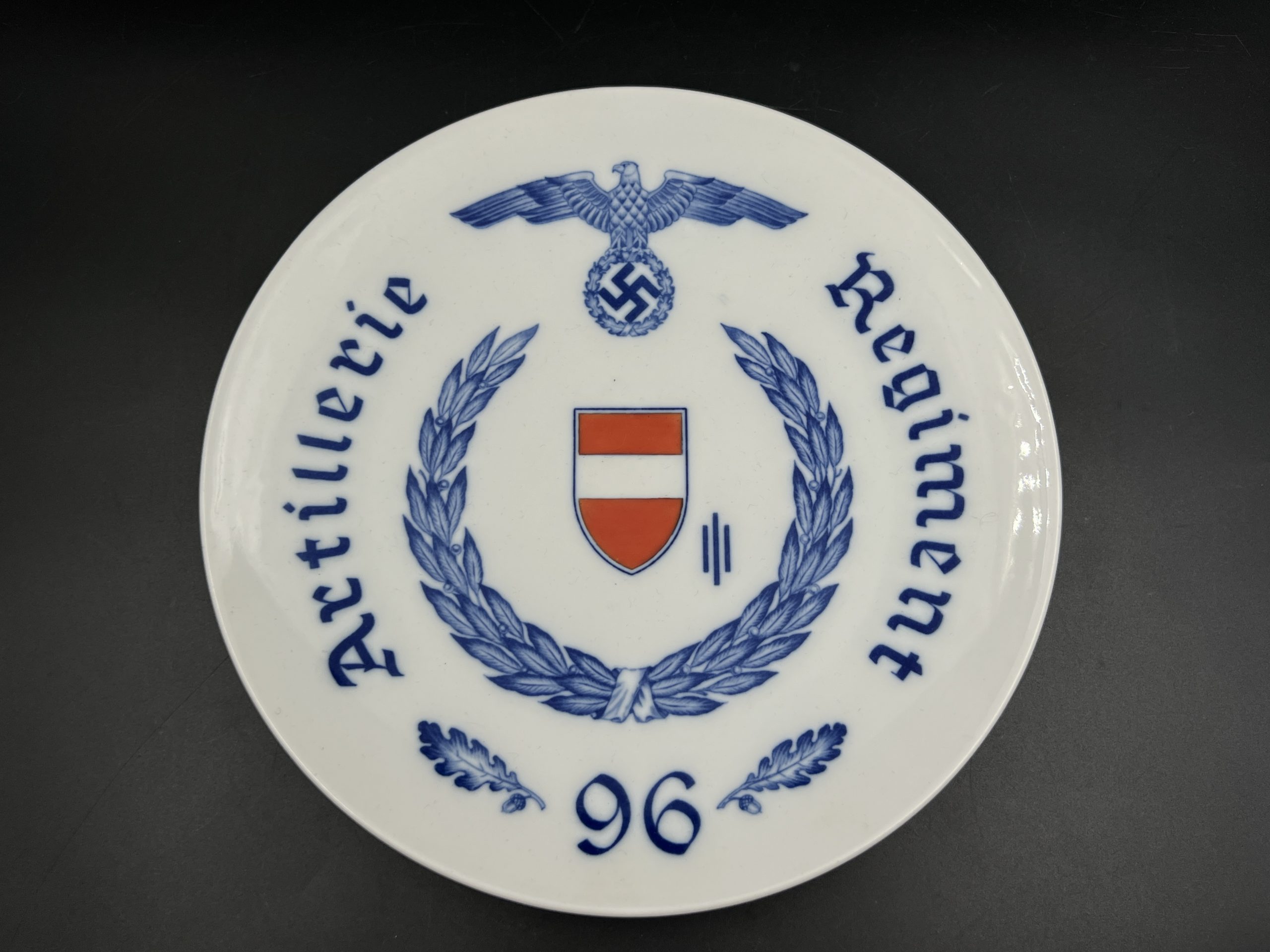Памятная тарелка Artillerie-Regiment 96 Памятная тарелка Artillerie-Regiment 96