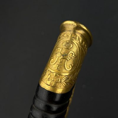  Шашка драгунская офицерская обр. 1881/1909 гг. Российская империя [Оружейная фабрика Златоустъ] Вензель Николая II От Алексея С.