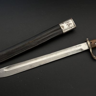 Штык образца 1889/1905 гг. к винтовке системы Маузера образца 1898 г. 1915 г.. [ERFURT]. Кожаные ножны. От Алексея С.