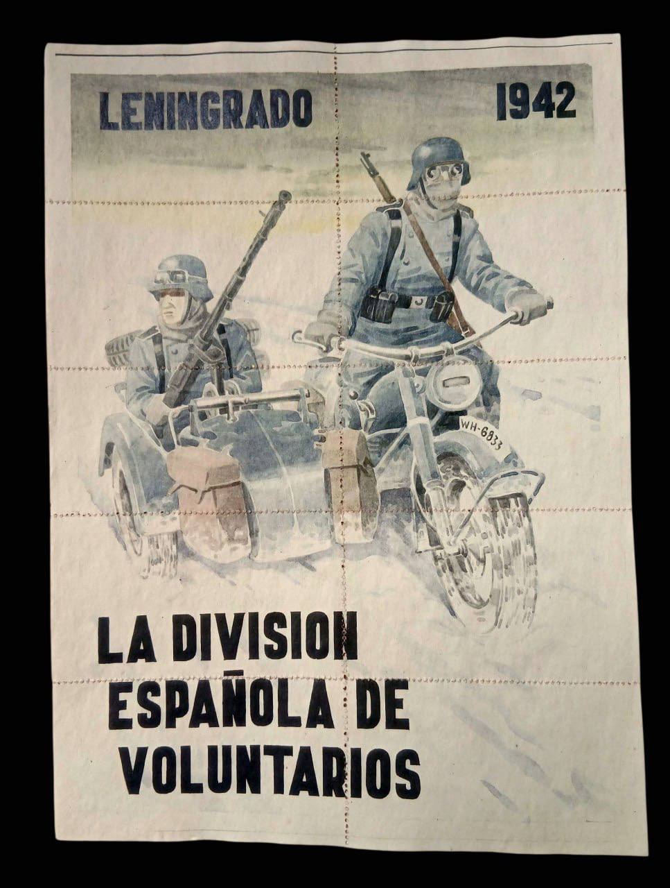 Талоны на довольствие испанской “Синей дивизии” Division Azul 1942 г.
