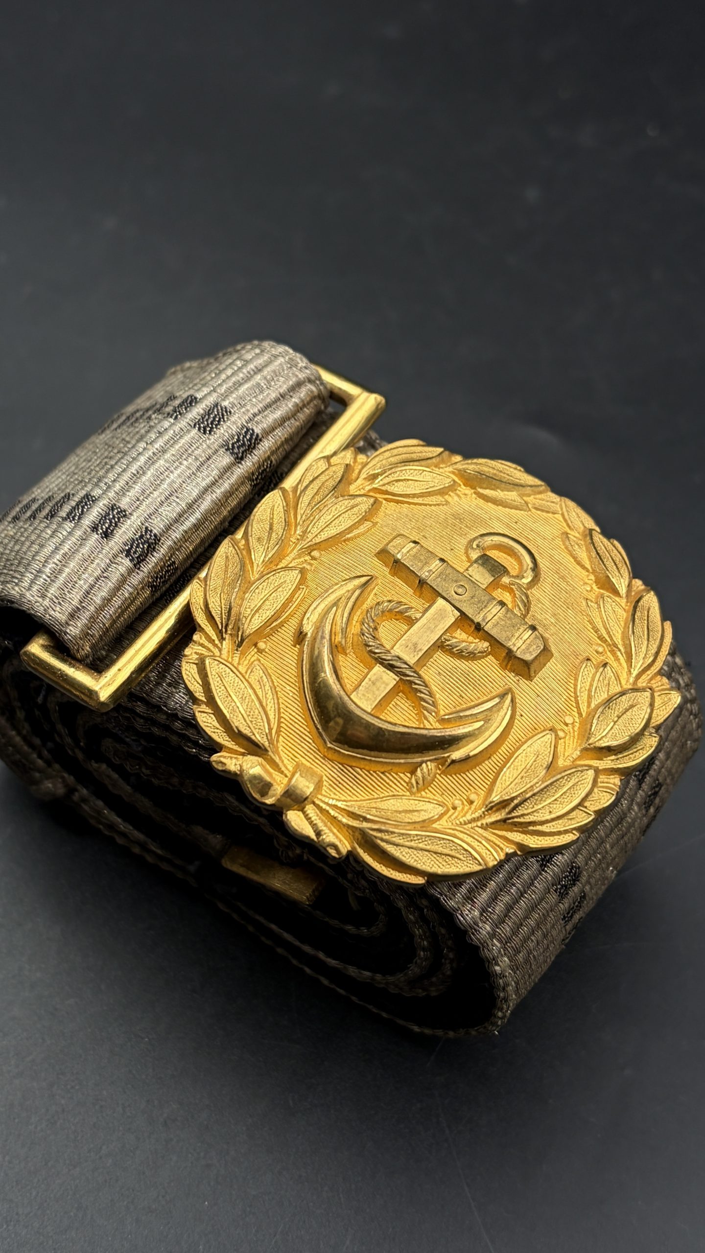 Поясная пряжка офицера. Kriegsmarine (ВМФ). В комплекте с ремнем Поясная пряжка офицера. Kriegsmarine (ВМФ). В комплекте с ремнем От Алексея С.