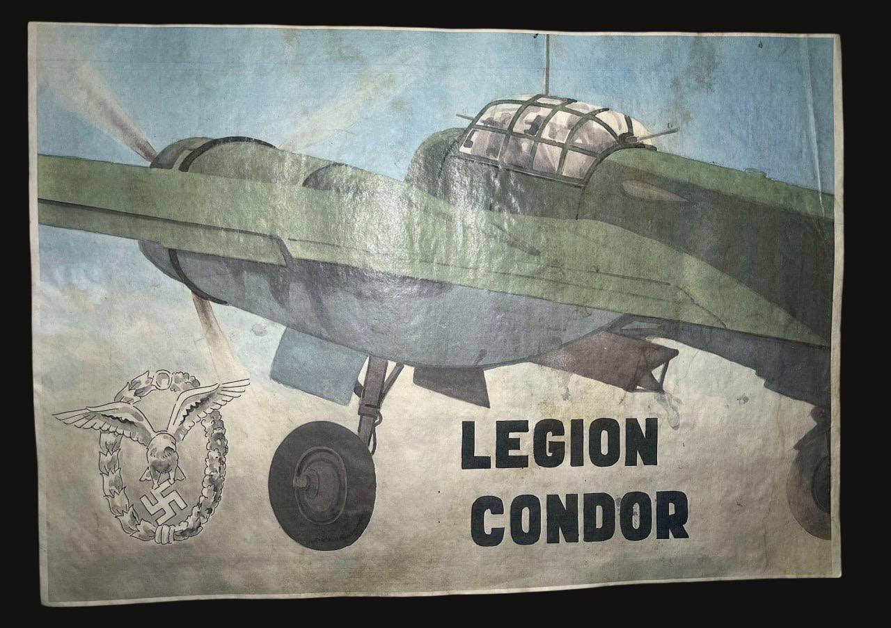 Плакат Люфтваффе Легион Кондор (Legion Condor). Война в Испании
1936 г.