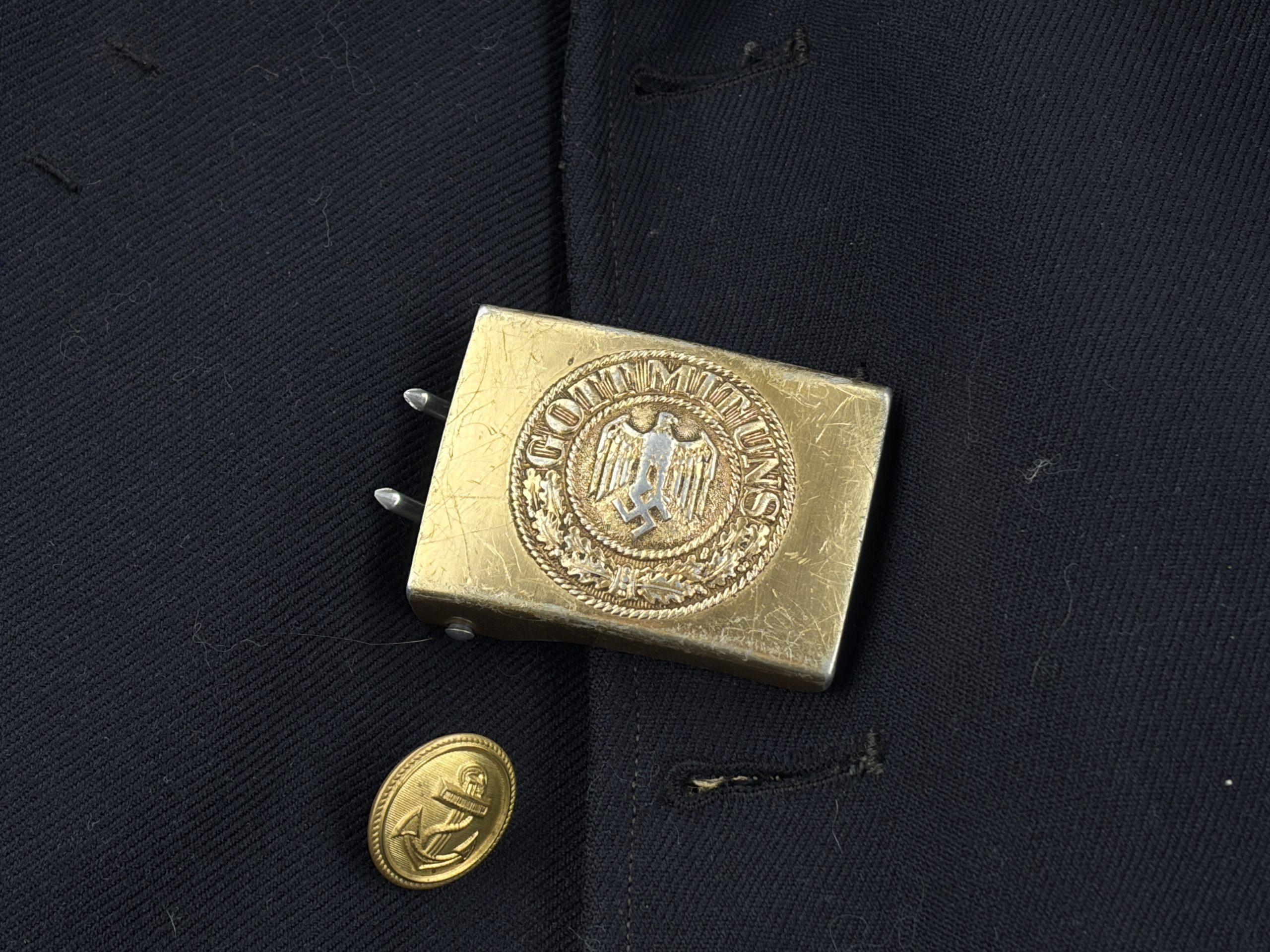  Поясная пряжка Kriegsmarine (ВМФ).  Поясная пряжка Kriegsmarine (ВМФ). От Алексея С.